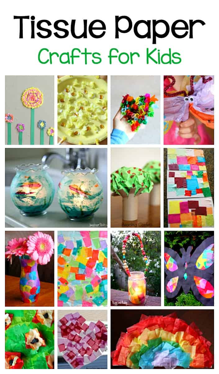 Best ideas about Craft Projects For Kids
. Save or Pin 20 Tissue Paper Crafts for Kids Buggy and Buddy Now.
