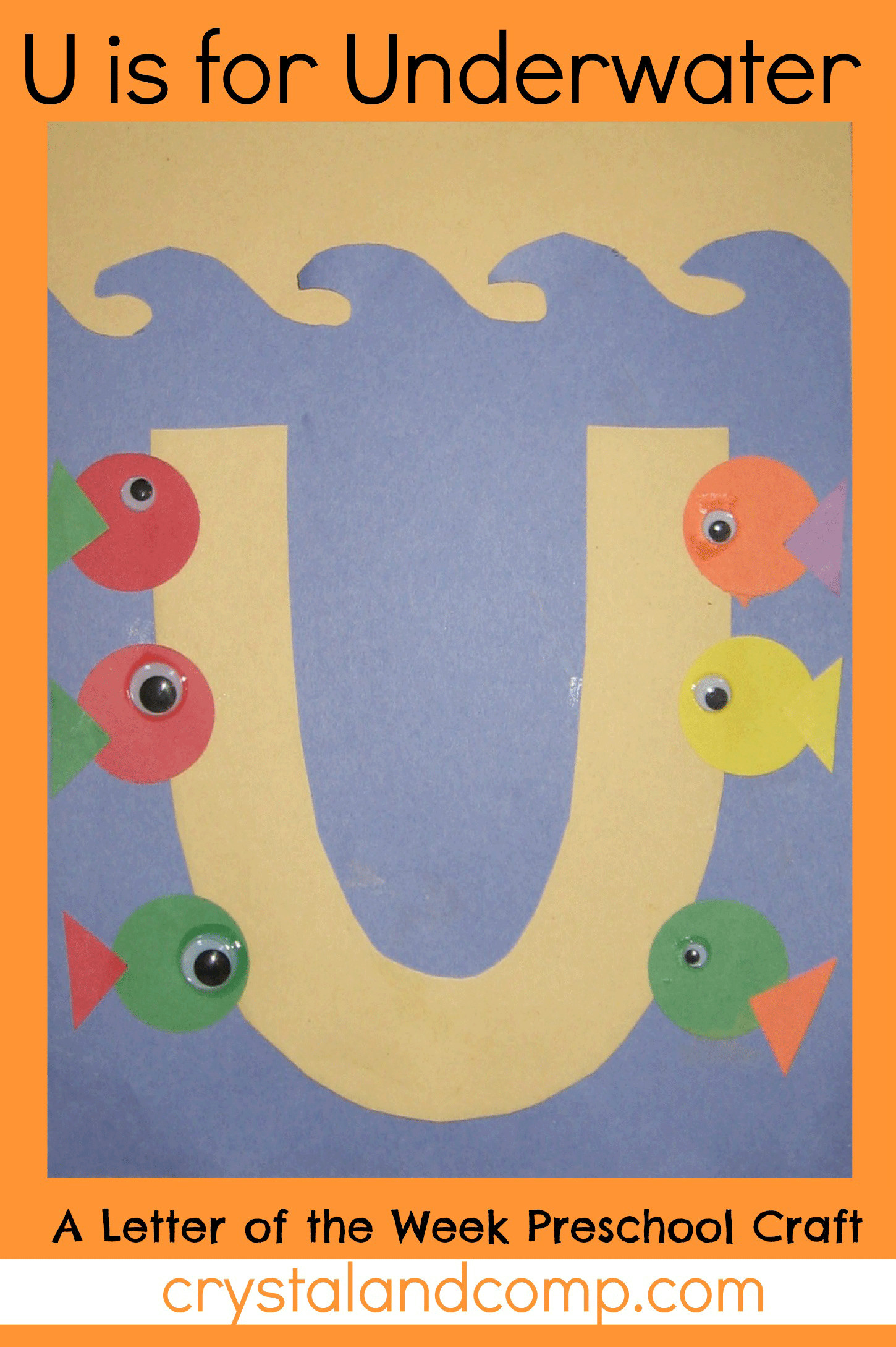Best ideas about Craft Projects For Preschoolers
. Save or Pin Letter of the Week U Preschool Craft Now.