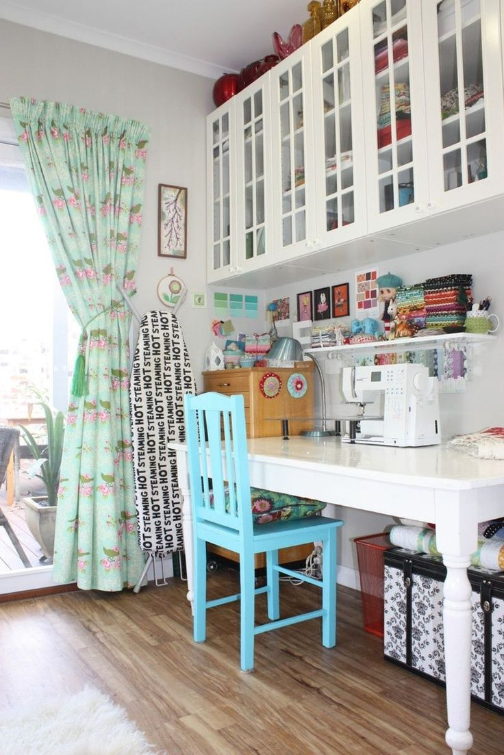 Best ideas about Craft Room Ideas For Small Spaces
. Save or Pin Small Space Sewing Room Now.