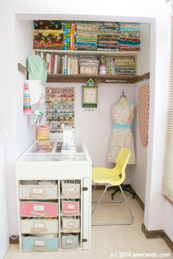 Best ideas about Craft Room Ideas For Small Spaces
. Save or Pin Sew Can Do Making A Dream Craft Room In A Small Space Now.
