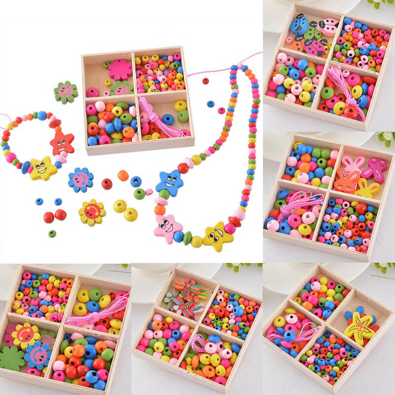 Best ideas about Craft Sets For Toddlers
. Save or Pin 1Box DIY Kids Crafts Creative Wood Beads Kit Jewelry Now.