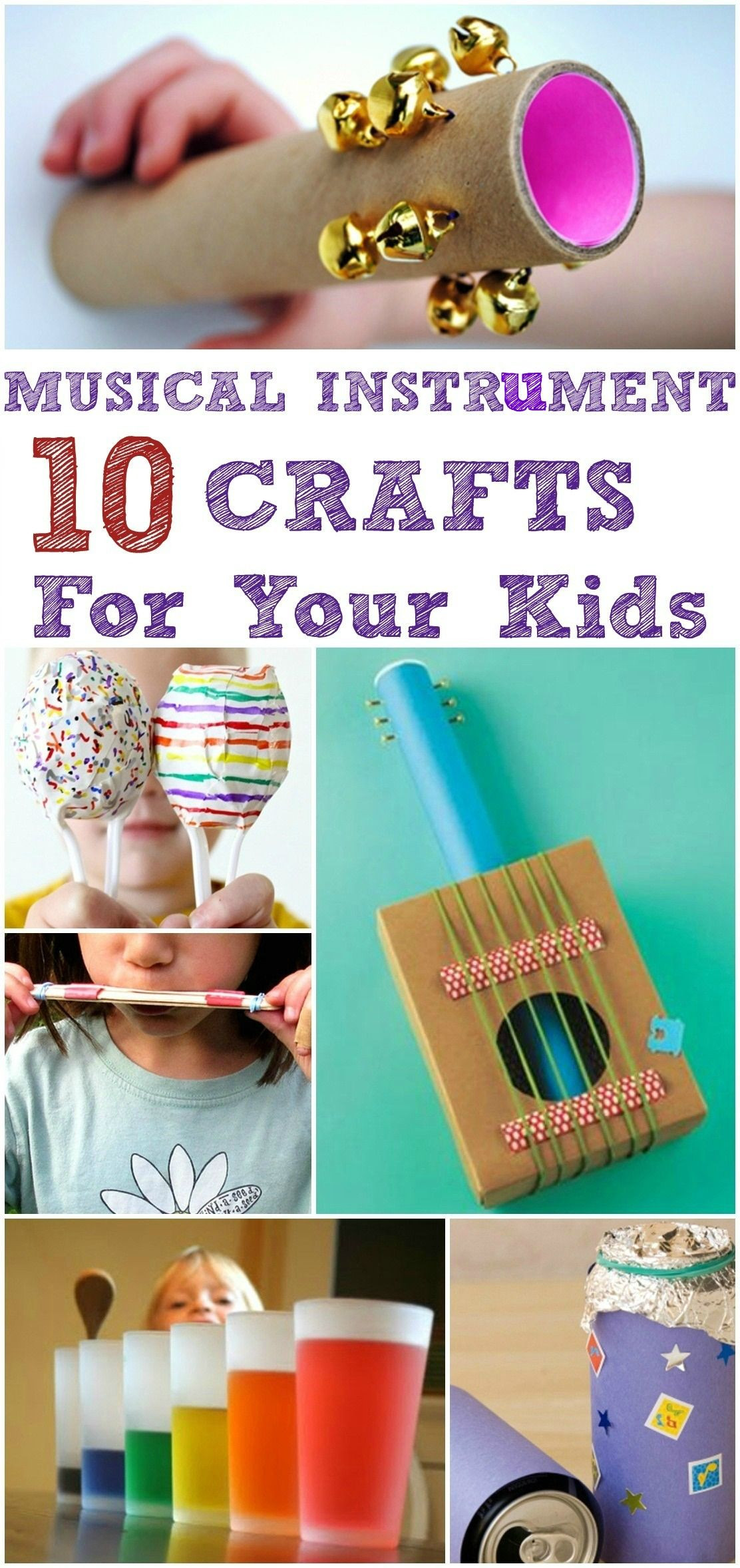 Best ideas about Crafts For Kids At Home
. Save or Pin Top 10 Musical Instrument Crafts For Kids Now.
