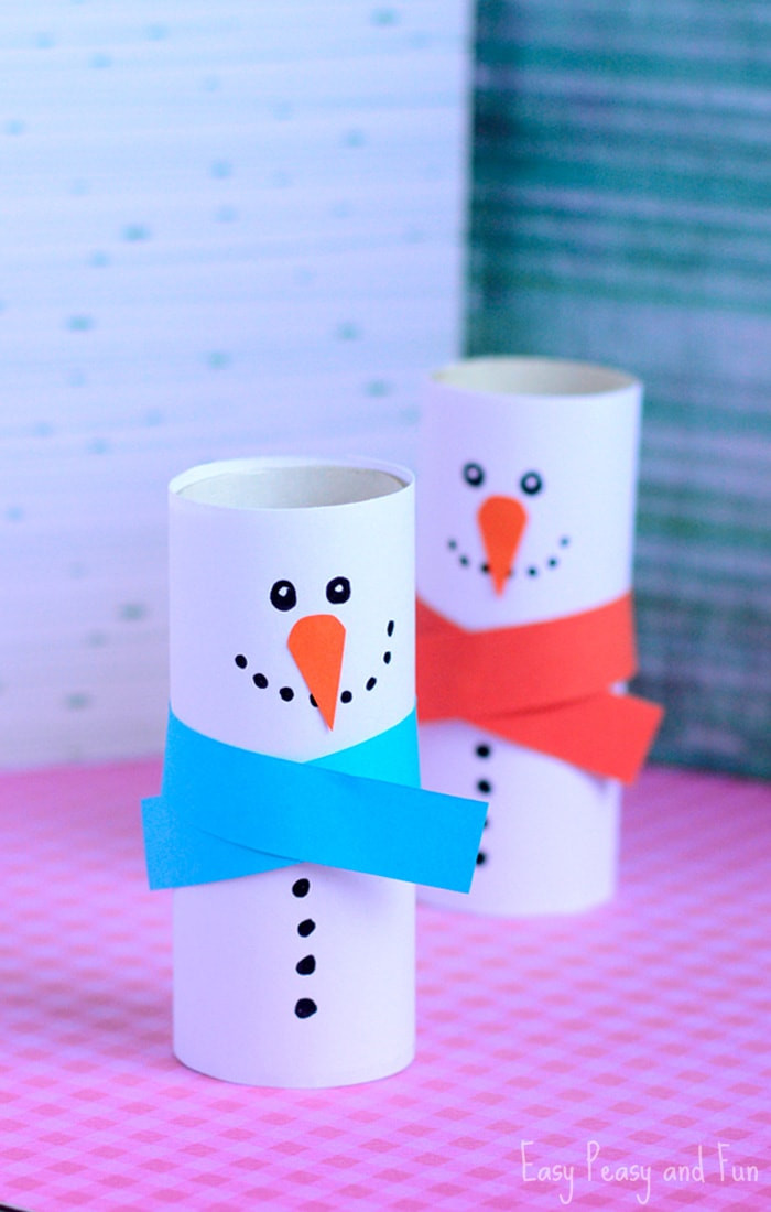 Best ideas about Crafts For Kids
. Save or Pin Paper Roll Snowman Craft Winter Crafts for Kids Easy Now.