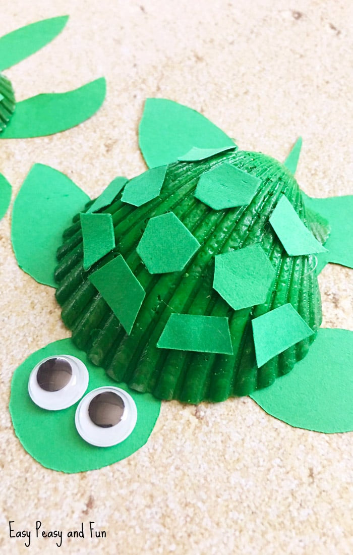 Best ideas about Crafts For Kids
. Save or Pin Seashell Turtle Craft Seashell Craft Ideas Easy Peasy Now.