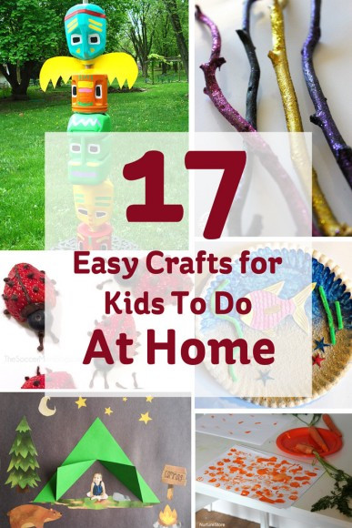 Best ideas about Crafts For Kids To Do At Home
. Save or Pin 17 Easy Crafts for Kids to do at Home Hobbycraft Blog Now.