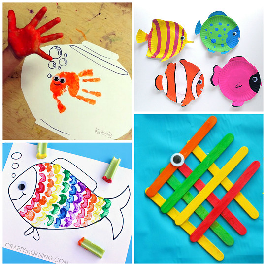 Best ideas about Crafts For Little Kids
. Save or Pin Creative Little Fish Crafts for Kids Crafty Morning Now.