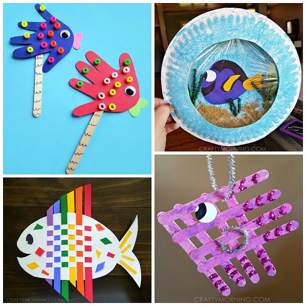 Best ideas about Crafts For Little Kids
. Save or Pin Creative Little Fish Crafts for Kids Crafty Morning Now.