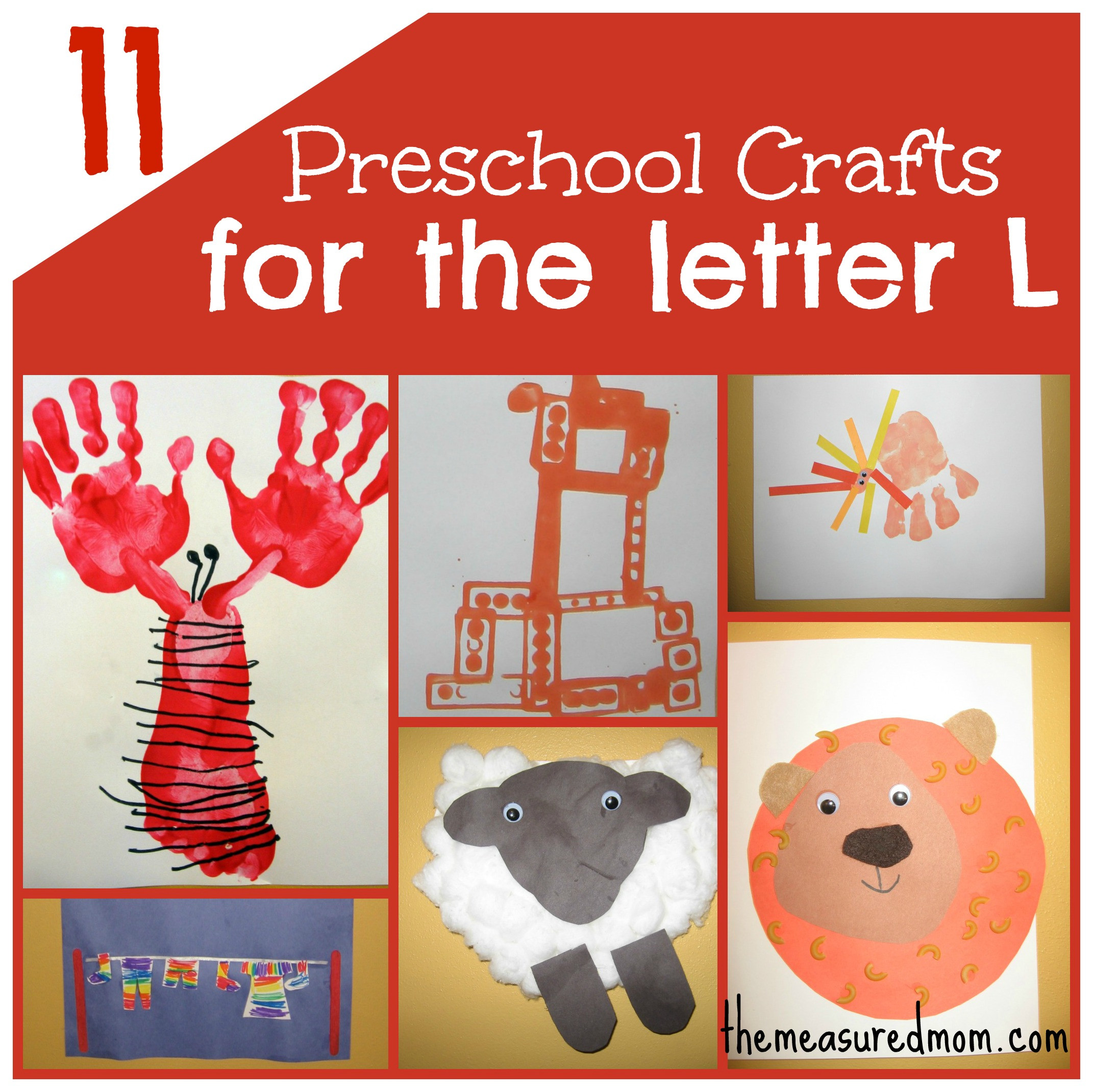 Best ideas about Crafts For Preschoolers
. Save or Pin 11 Crafts for Preschool The Letter L The Measured Mom Now.
