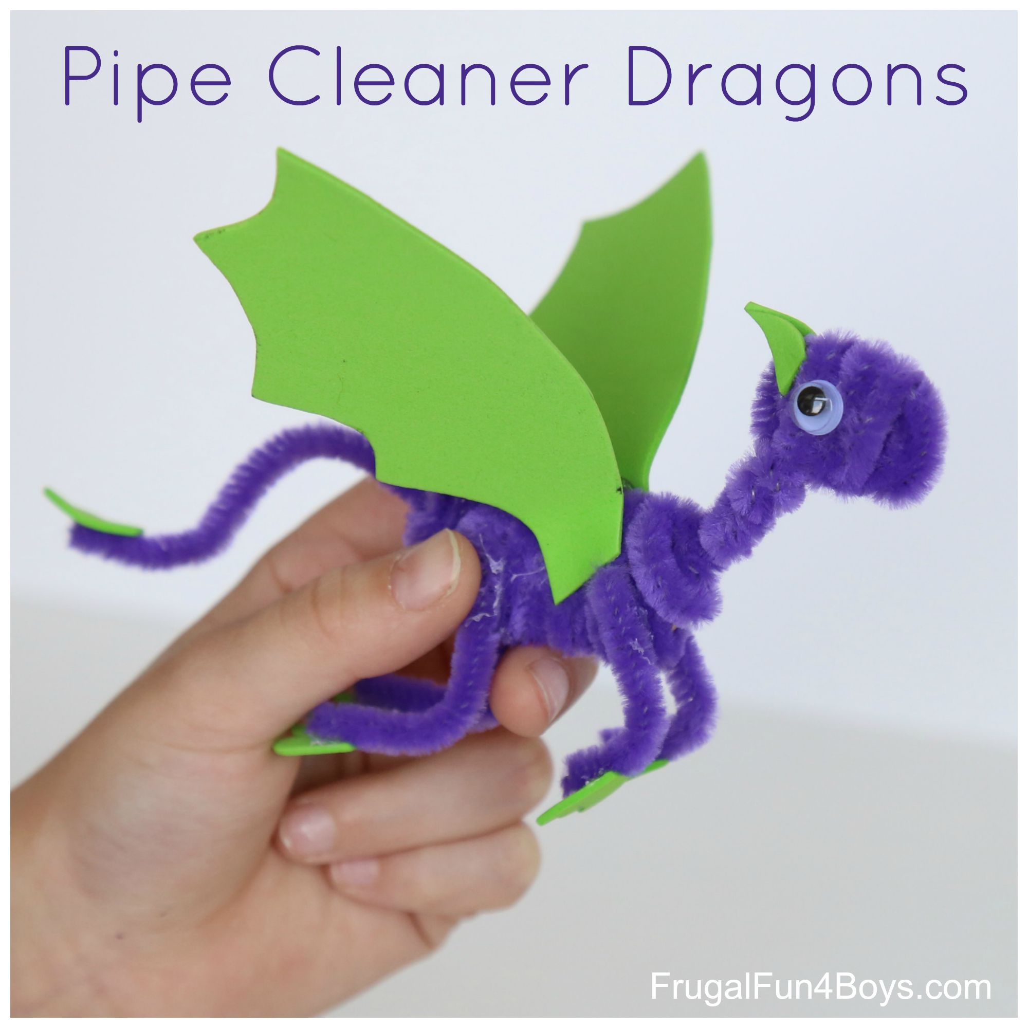 Best ideas about Crafts For Toddler Boys
. Save or Pin Pipe Cleaner Dragons Craft for Kids Frugal Fun For Boys Now.