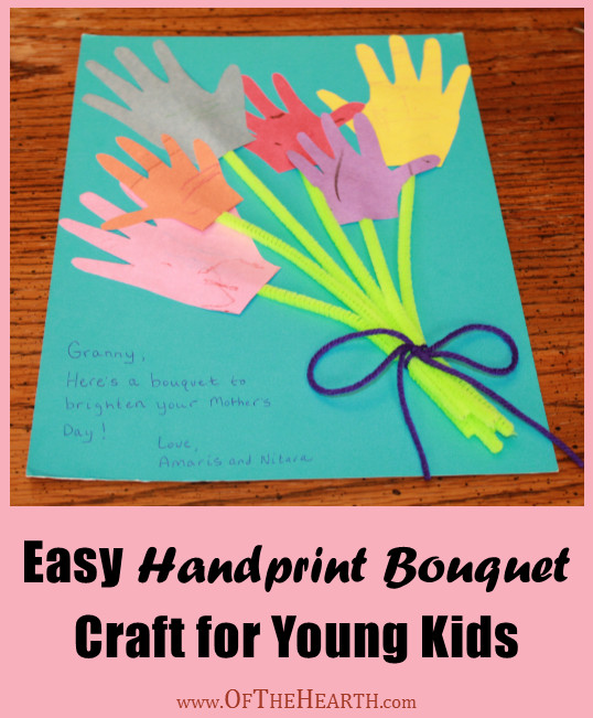 Best ideas about Crafts For Young Kids
. Save or Pin Easy Handprint Bouquet Craft for Young Kids Now.