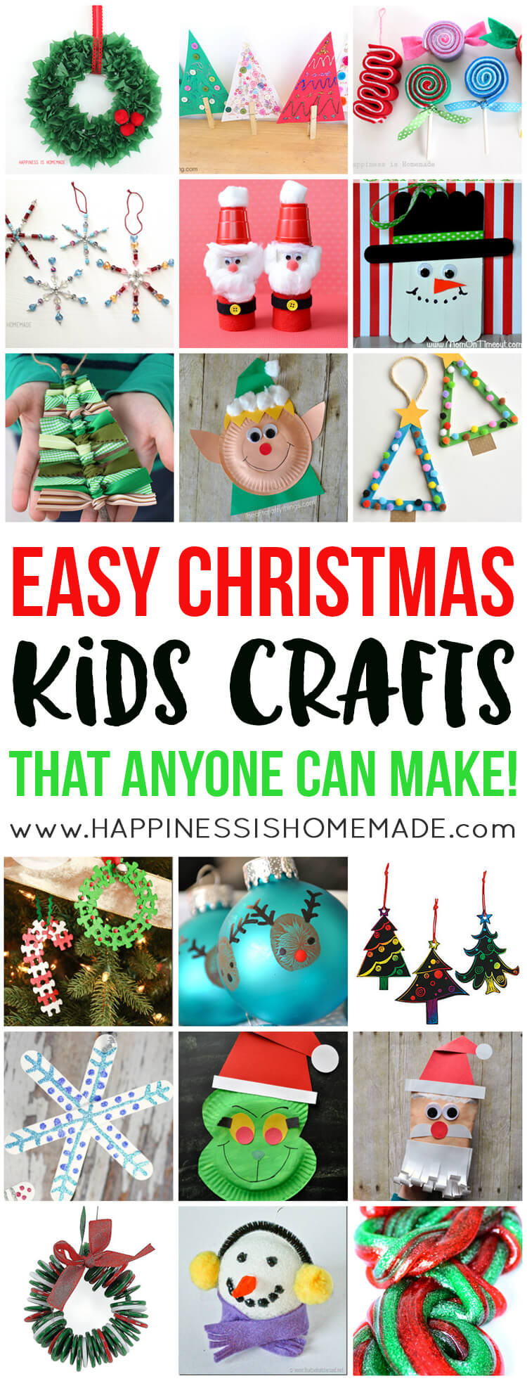 Best ideas about Crafts Kids Can Make
. Save or Pin Easy Christmas Kids Crafts that Anyone Can Make Now.