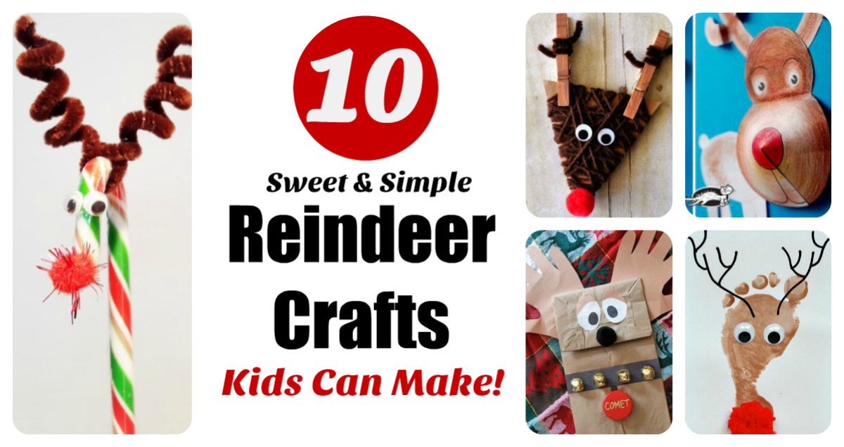 Best ideas about Crafts Kids Can Make
. Save or Pin Reindeer Crafts Kids Can Make 10 Fun Ideas Now.