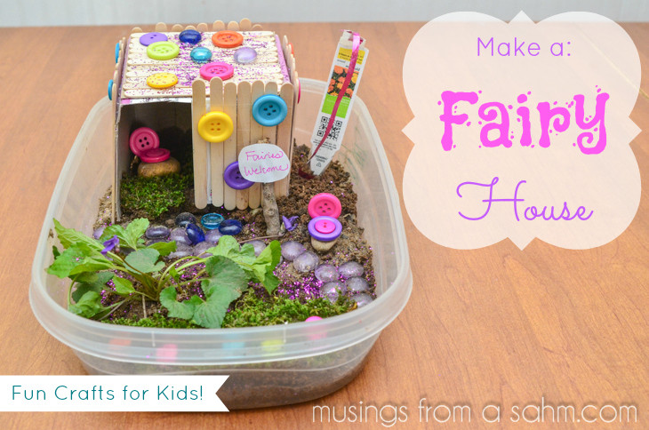 Best ideas about Crafts To Do At Home For Kids
. Save or Pin How to Make a Fairy House Craft Living Well Mom Now.