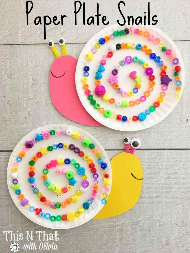 Best ideas about Crafts To Do With Toddlers
. Save or Pin Paper Plate Snails Craft Animals Now.