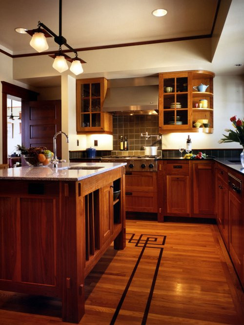 Best ideas about Craftsman Kitchen Ideas
. Save or Pin Wood Cabinets Wood Floors Home Design Ideas Now.