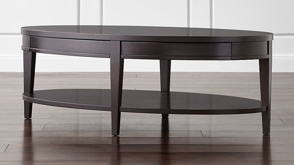 Best ideas about Crate And Barrel Coffee Table
. Save or Pin Colette Oval Coffee Table with Drawers Now.