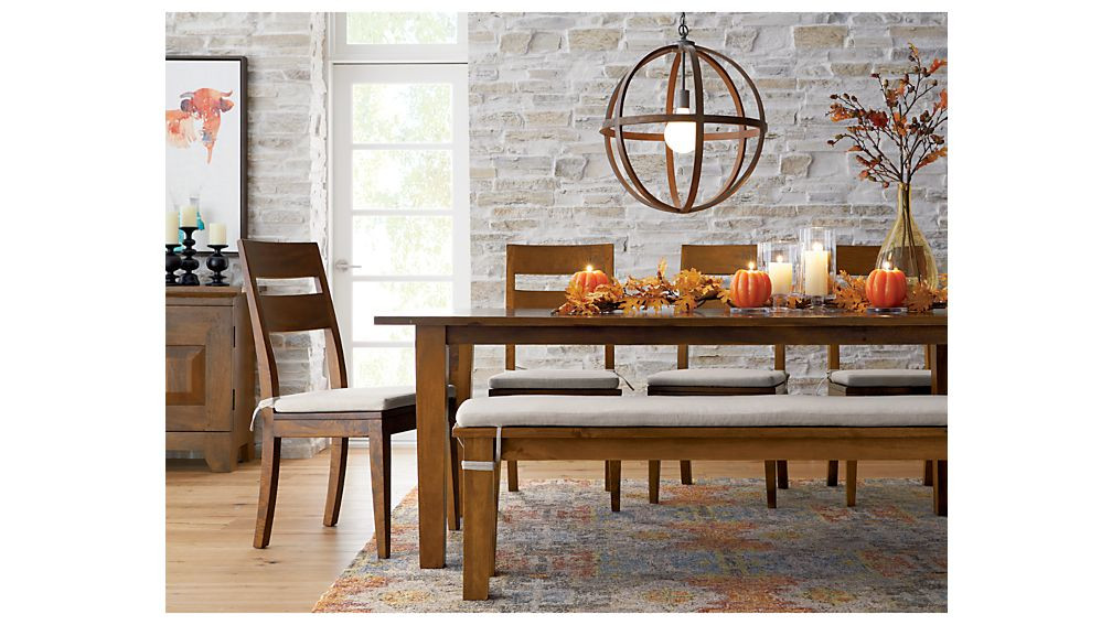 Best ideas about Crate And Barrel Dining Table
. Save or Pin Basque Honey 65" Dining Table Now.