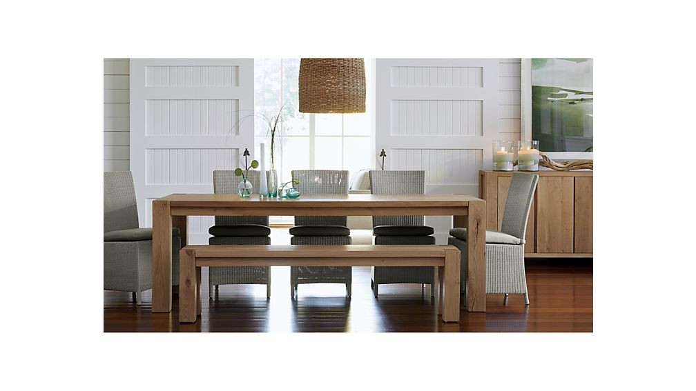 Best ideas about Crate And Barrel Dining Table
. Save or Pin Big Sur Natural 65" Dining Table Now.