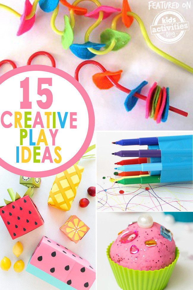 Best ideas about Creative Activities For Kids
. Save or Pin 15 Creative Play Ideas for Kids and Moms  Now.