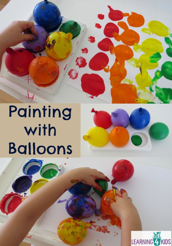 Best ideas about Creative Activities For Preschoolers
. Save or Pin Painting with Balloons Now.