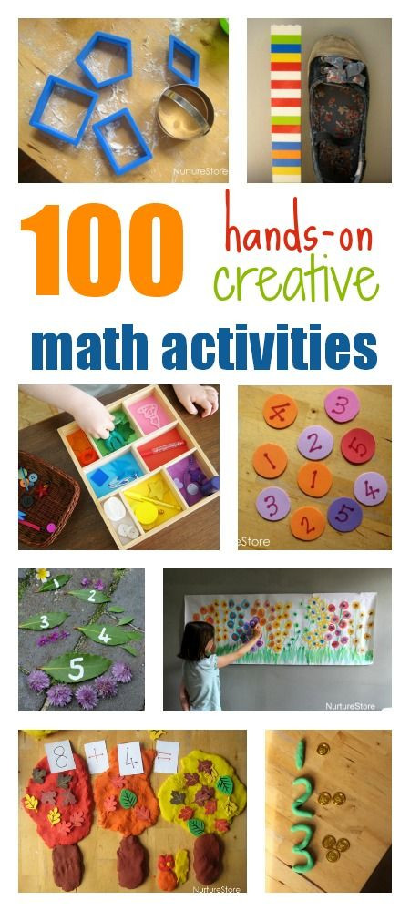 Best ideas about Creative Activities For Preschoolers
. Save or Pin 100 hands on creative math activities for kids Now.