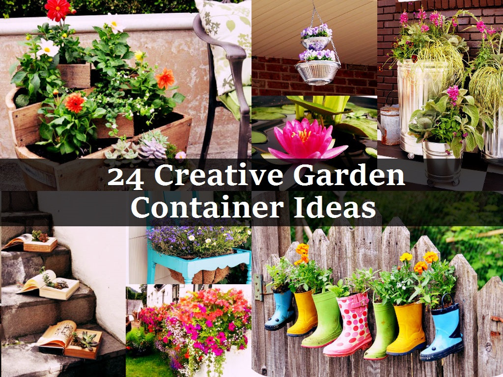 Best ideas about Creative Garden Ideas
. Save or Pin 24 Creative Garden Container Ideas Now.