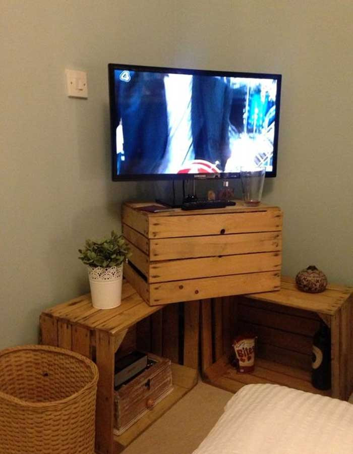 Best ideas about Creative Tv Stand Ideas . Save or Pin 50 Creative DIY TV Stand Ideas for Your Room Interior Now.