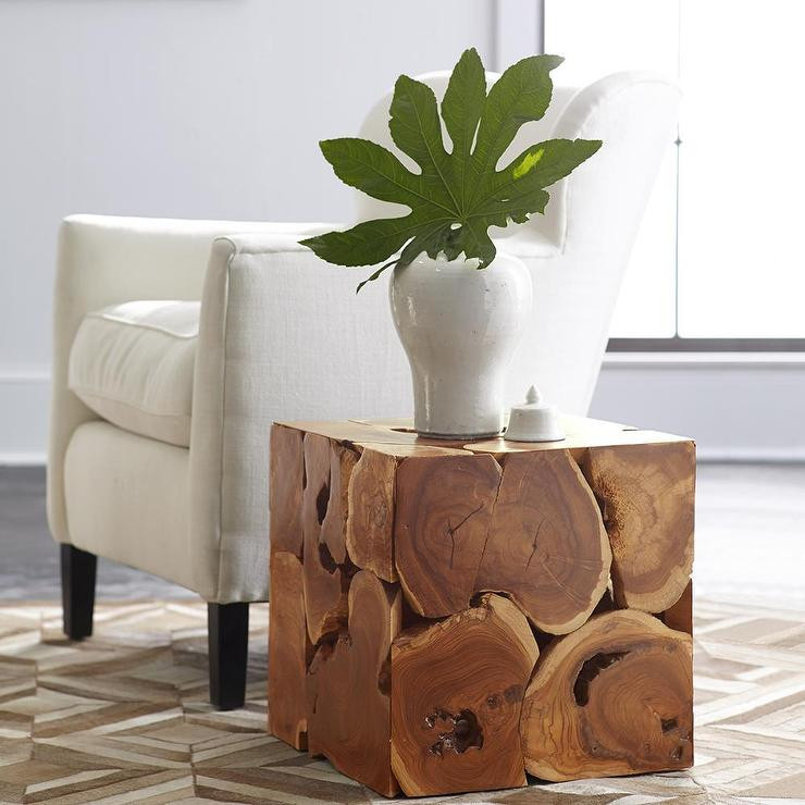 Best ideas about Cube Coffee Table
. Save or Pin Teak Cube Coffee Table in Brown Now.