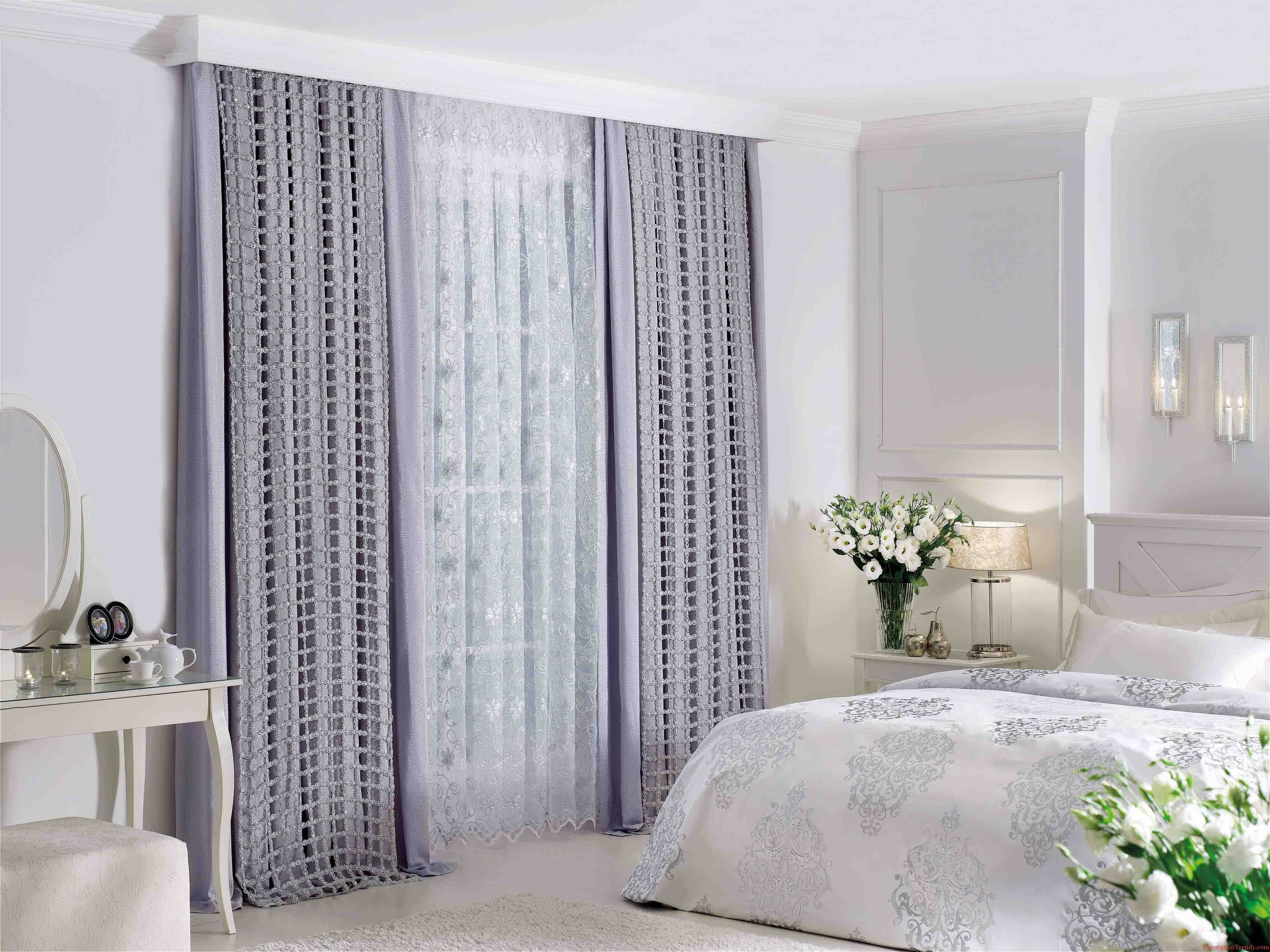 Best ideas about Curtain Idea For Bedroom
. Save or Pin Awesome White Purple Glass Unique Design Interior Bedroom Now.