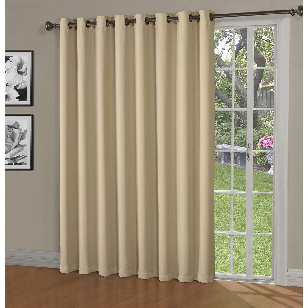 Best ideas about Curtains For Patio Doors
. Save or Pin Bella Luna Blackout Maya Woven Blackout 108 in W x 84 in Now.