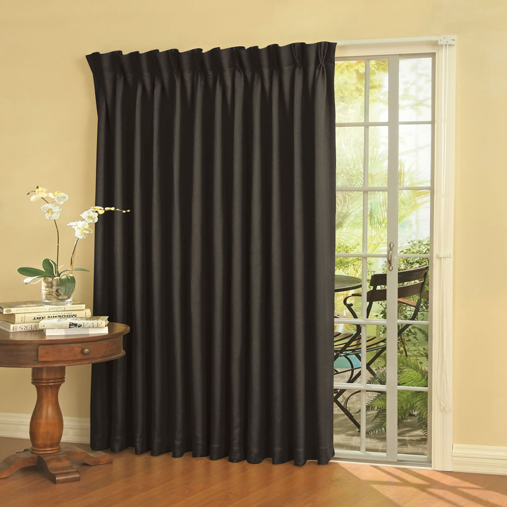Best ideas about Curtains For Patio Doors
. Save or Pin The Noise Reducing Patio Door Drapes Hammacher Schlemmer Now.