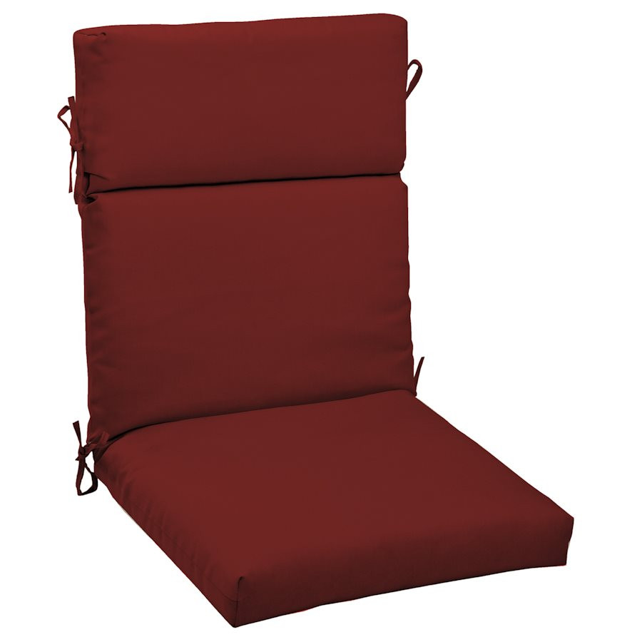 Best ideas about Cushions For Patio Furniture
. Save or Pin Garden Treasures Red High Back Patio Chair Cushion Now.