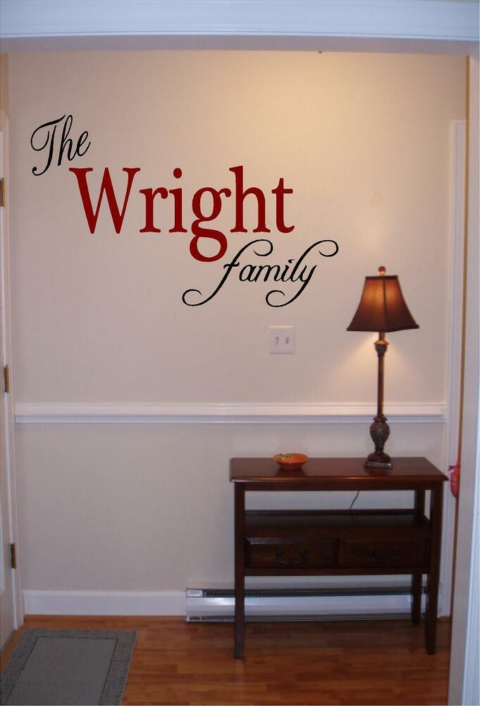 Best ideas about Custom Wall Art
. Save or Pin Personalized family name wall art vinyl decal sticker Now.