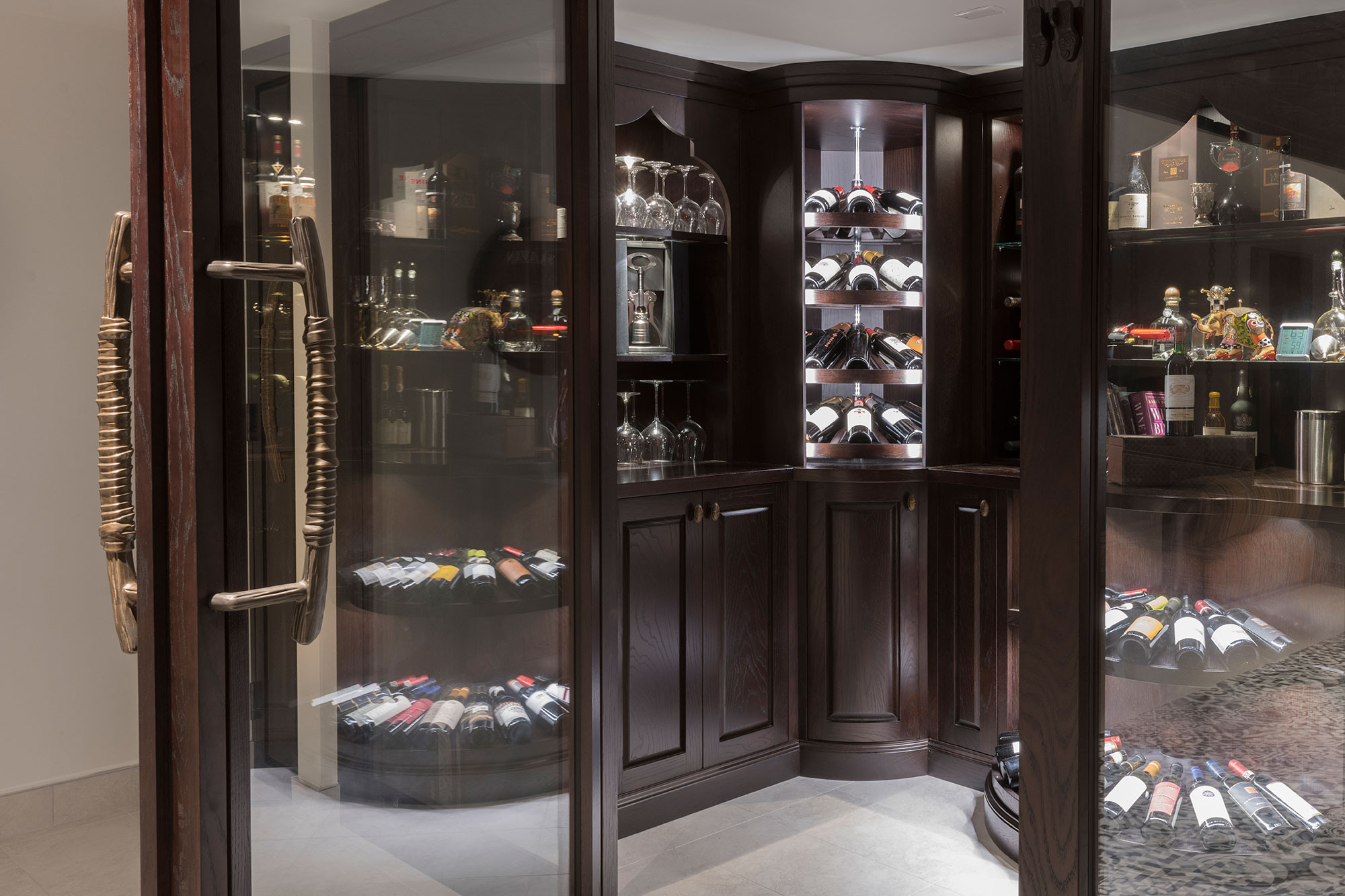 Best ideas about Custom Wine Cellar
. Save or Pin Glenview Haus Chicago Showroom Custom Doors Wine Cellars Now.
