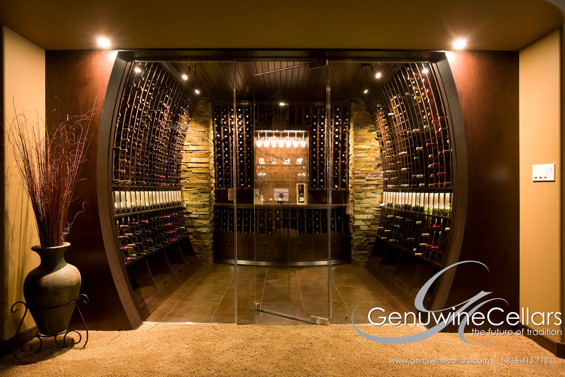Best ideas about Custom Wine Cellar
. Save or Pin Curved Wine Cellars Now.