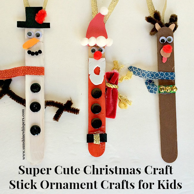 Best ideas about Cute Christmas Crafts For Toddlers
. Save or Pin Totally Cute Christmas Craft Stick Ornament Crafts for Kids Now.