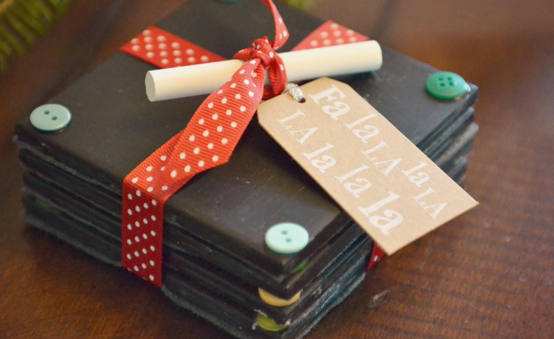 Best ideas about Cute DIY Gifts
. Save or Pin DiY Chalkboard Coaster Set Tutorial Handmade Gift Idea Now.