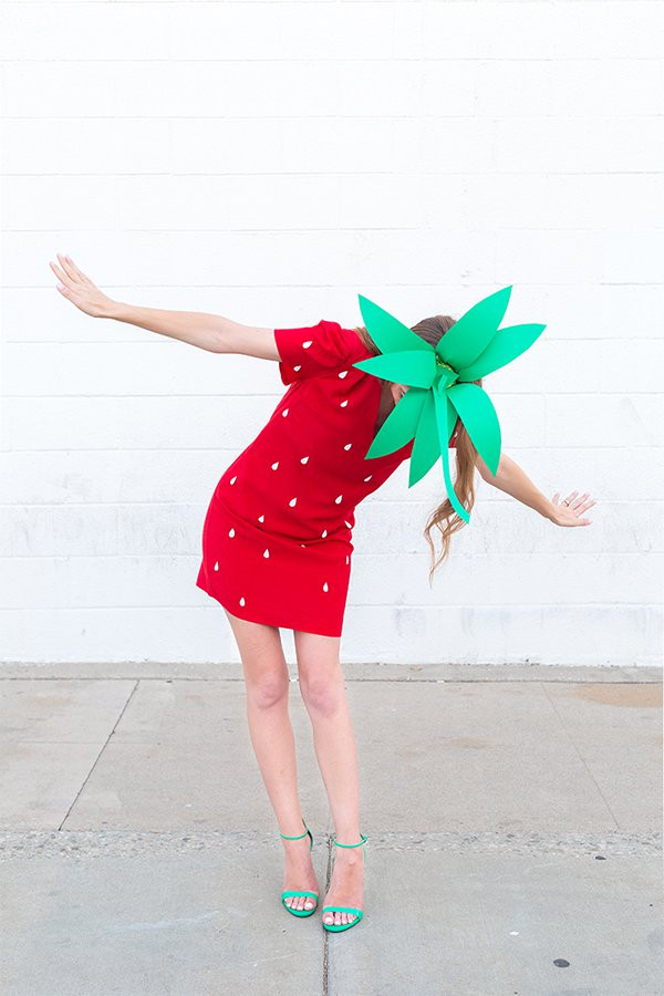 Best ideas about Cute DIY Halloween Costumes For Adults
. Save or Pin DIY Strawberry Costume Now.
