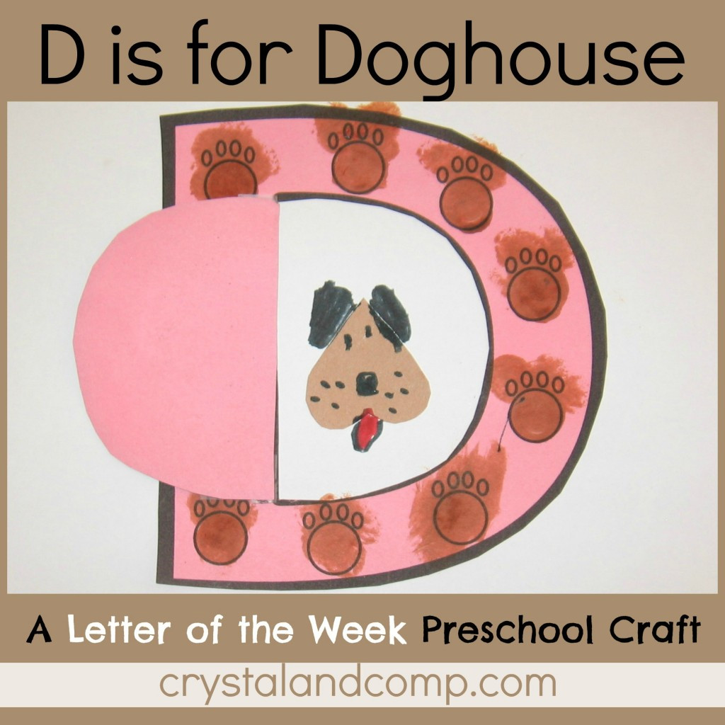 Best ideas about D Crafts For Preschoolers
. Save or Pin Letter of the Week D is for Doghouse Preschool Craft Now.