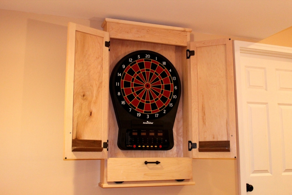 Best ideas about Dart Board Cabinet DIY
. Save or Pin The Electronic Dart Board Cabinet For The Home — Home Now.