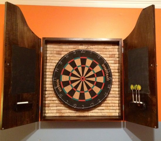 Best ideas about Dart Board Cabinet DIY
. Save or Pin DIY Dartboard Cabinet Now.