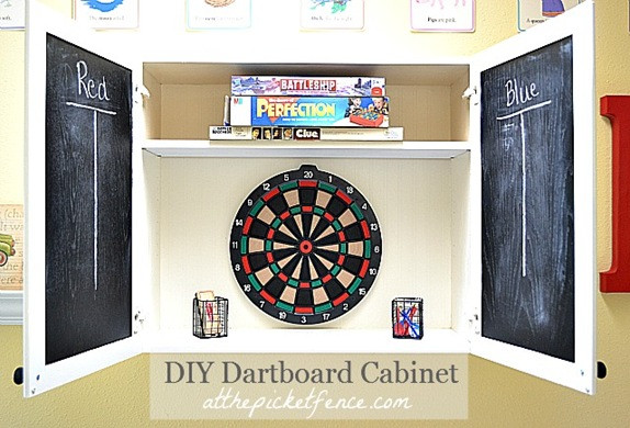 Best ideas about Dart Board Cabinet DIY
. Save or Pin DIY Kitchen Cupboard turned Dartboard Cabinet At The Now.