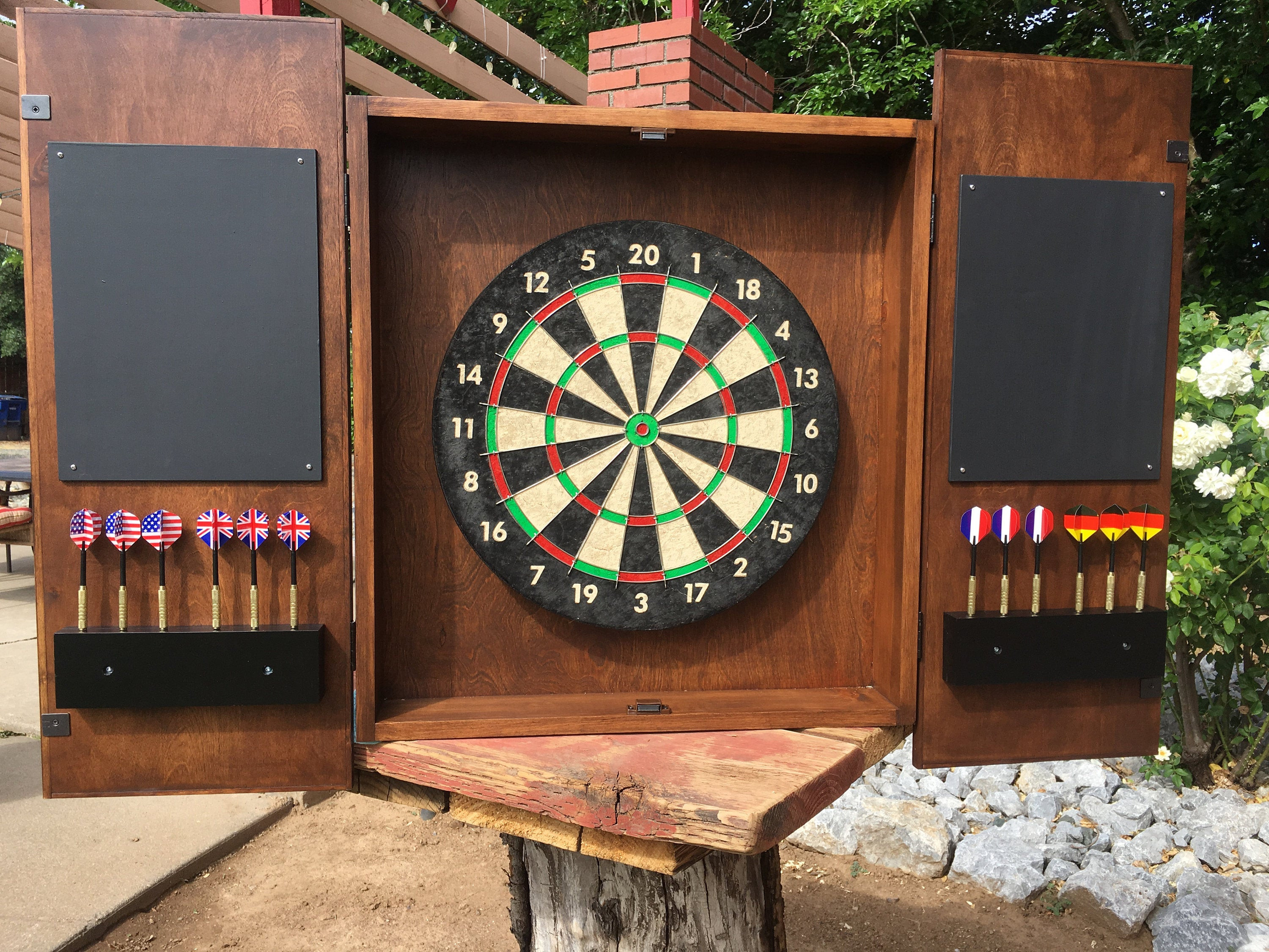 Best ideas about Dart Board Cabinet DIY
. Save or Pin DIY Dartboard Cabinet Plans Now.