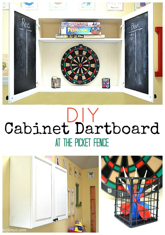 Best ideas about Dart Board Cabinet DIY
. Save or Pin DIY Kitchen Cupboard turned Dartboard Cabinet At The Now.