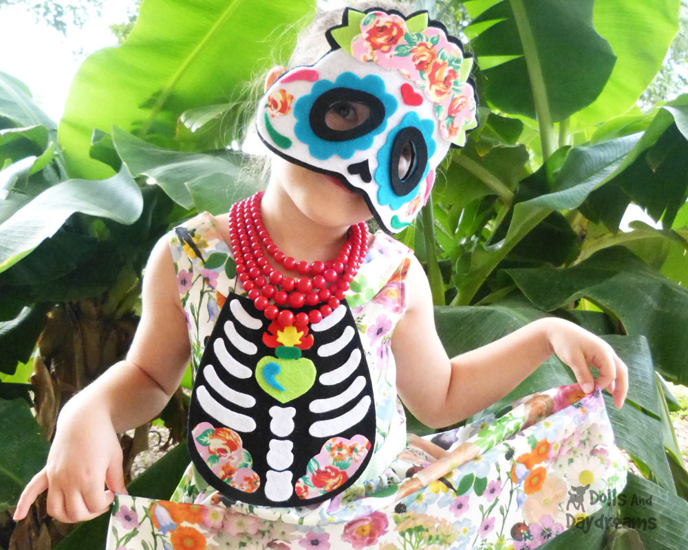 Best ideas about Day Of The Dead Costume DIY
. Save or Pin Day The Dead Costume Pattern DIY Easy Felt by Now.