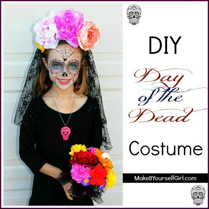 Best ideas about Day Of The Dead Costume DIY
. Save or Pin DIY Day of the Dead Costume Make It Yourself Girl Now.