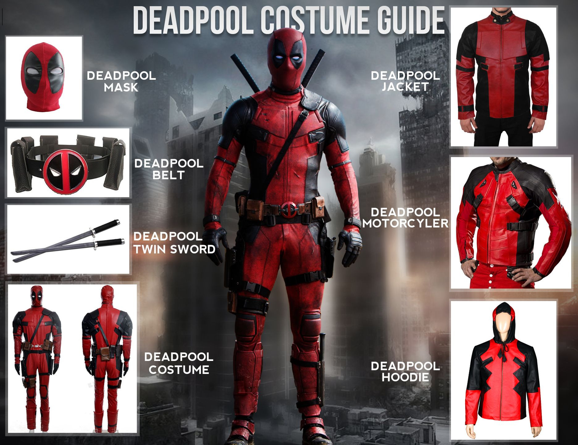 Best ideas about Deadpool Costume DIY
. Save or Pin deadpool costume guide hedford blog wedsite Now.