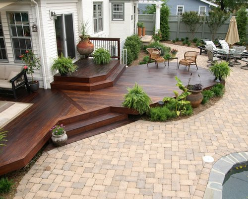 Best ideas about Deck And Patios Designs
. Save or Pin Deck Patio Transition Home Design Ideas Remodel Now.