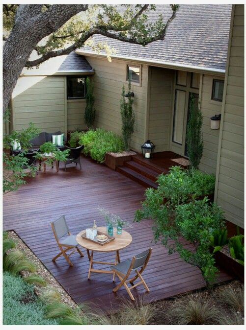 Best ideas about Deck And Patios Designs
. Save or Pin Ground level wooden patio deck Now.