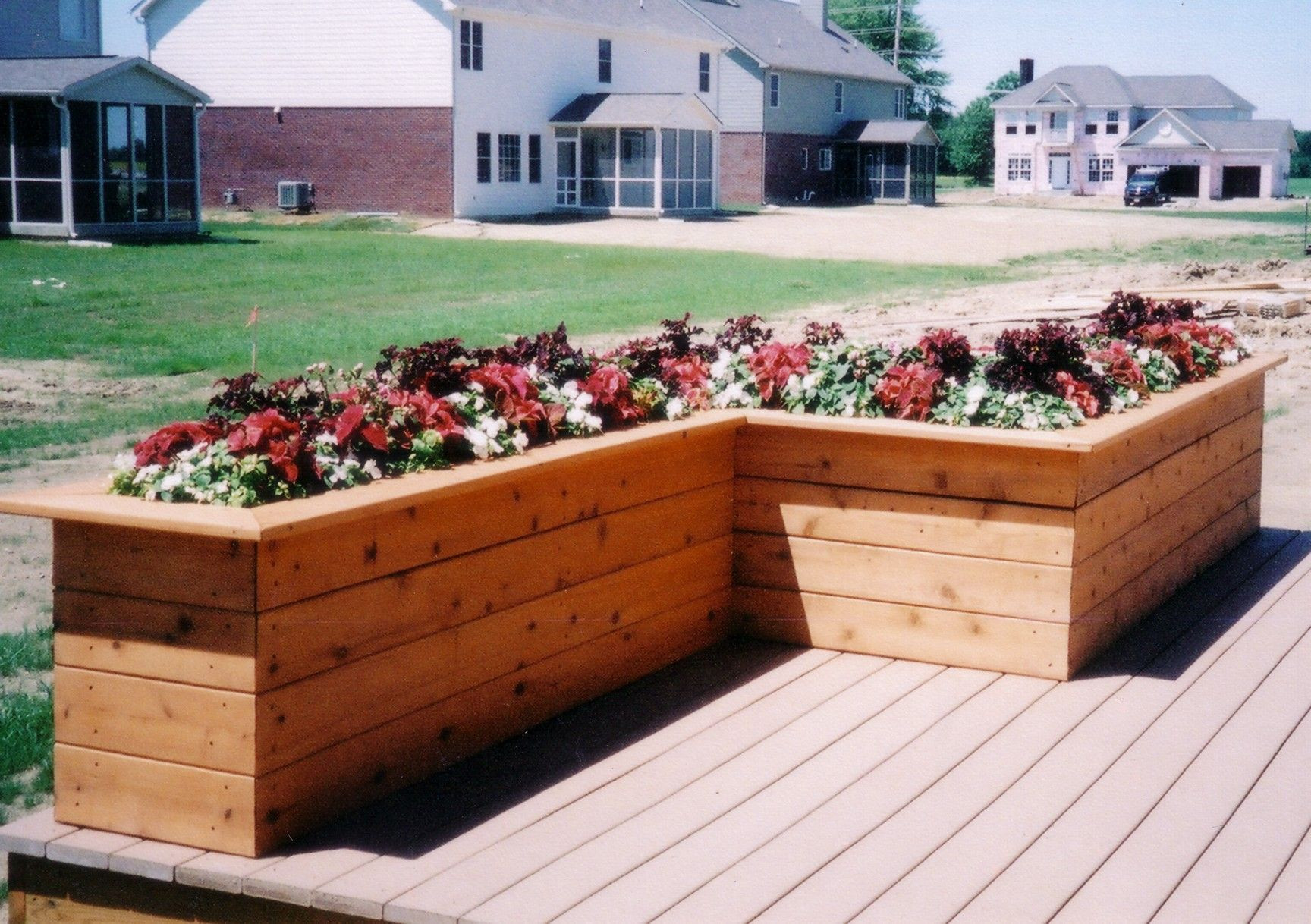 Best ideas about Deck Planter Ideas
. Save or Pin Could do L shaped Bench Planter Box Now.
